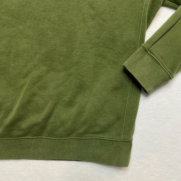VintageN ike Sweatshirt Men's S Army Green Swoosh Pullover Crewneck Y2K - Picture 4 of 13